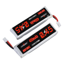 5Pcs URUAV 3.8V 450mAh 80C/160C 1S Lipo Battery PH2.0 Plug for EMAX Tinyhawk II 75mm Tiny7 Happymodel Snapper7