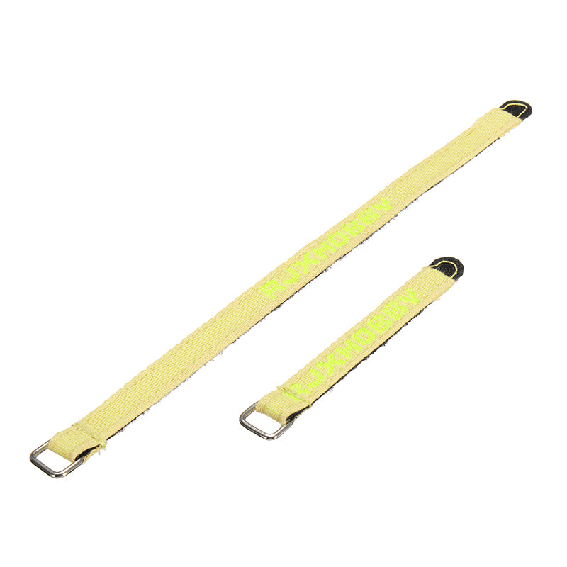 RJX HOBBY 12x250mm 12x100mm Fiber Non-Slip Battery Tie Down Strap for FPV Racing Drone