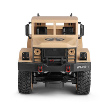 Wltoys 124301 1/12 2.4G 4WD 45cm 390 Bruhed Rc Car 1.2kg Load Off-road Military Truck RTR Toy