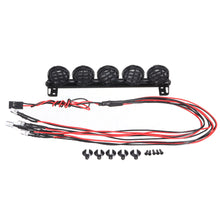 RBR/C Luggage Rack RC Car LED Light For 1/10 Trx4 Scx10 Parts