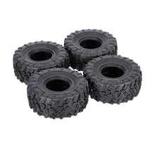 4Pcs AUSTAR AX-4021 2.2 Inch 1/10 Rock Crawler Tire with Metal Hub for Traxxas SCX10 AXIAL RC Car
