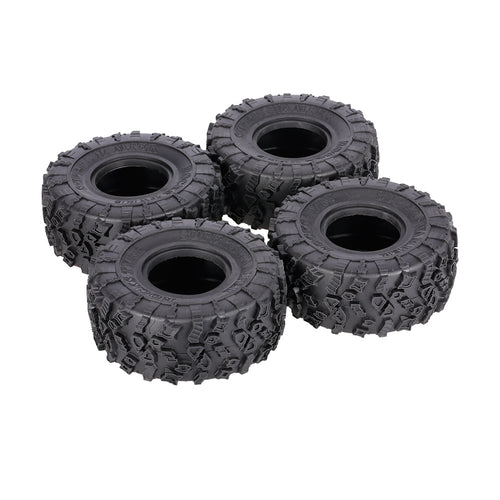 4Pcs AUSTAR AX-4021 2.2 Inch 1/10 Rock Crawler Tire with Metal Hub for Traxxas SCX10 AXIAL RC Car