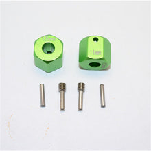 GPM 2PCS Aluminum Alloy Wheel Hex 12mm Drive Adapter for RC AXIAL SCX10 II 90046 Crawler Car Parts