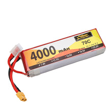 ZOP Power 14.8V 4000mAh 70C 4S Lipo Battery XT60 Plug for RC Racing Drone