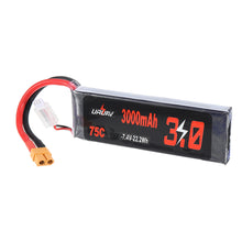 URUAV 7.4V 3000mAh 75C 2S Lipo Battery XT60 Plug for RC Drone RC Car