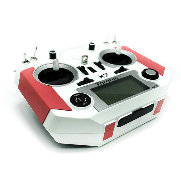 Non-Slip Cortex Grip & Foot Pad Red Black for FrSky Taranis Q X7/X7S RC Drone Transmitter