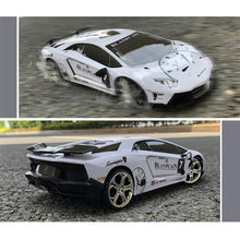 JHL 1/16 2.4G 4WD Drift Rc Car Titanium Alloy Shell with LED Light Racing Toys