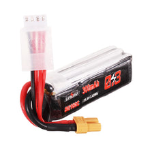 4Pcs URUAV 11.4V 300mAh 80C/160C 3S Lipo Battery XT30 Plug for FPV RC Drone