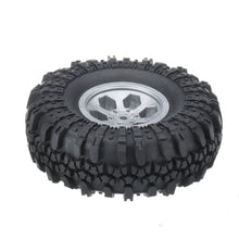 2PCS RGT EX86100 1/10 RC Car 1.9 Inch Pre-mount Tires & Wheel R86034 Spare Parts 