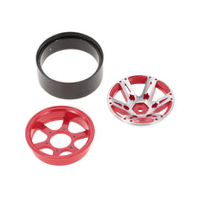 TPOWER 4PC 1.9 Inch Metal Tire Wheel With Screws For 1/10 RC Car Crawler Axial SCX10 90046 D90  