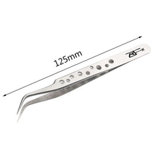 RJX Straight 45° Curved  Stainless Steel Pincer Tweezer Repairing Tool With Cooling Hole  For RC Models