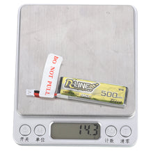 TATTU R-LINE 1.0 3.7V 500mAh 95C 1S Lipo Battery PH2.0 Plug for 100 to 180mm Multirotor FPV Drone 