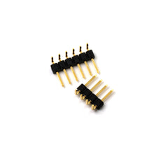 10Pcs Lantianrc 2.54mm Gold-plated 3U Reverse Curved Single Row Male Pin Header for RC Drone