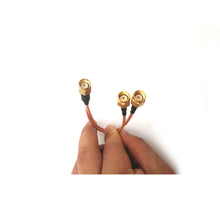2 RP-SMA Male to 1 SMA Male Extension Cord Antenna Adapter Cable For Signal Amplifier RC Drone