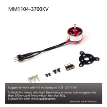 AEORC RC Power Combo MM1104 1104 KV3700 3700KV Brushless Motor +1S/2S 5A ESC+5030 Prop for RC Fixed Wing Airplane Plane
