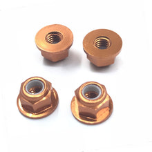 4PCS HSP 94101 94102 94105 1/10 Rc Car Upgrade Parts 102049 02055 Aluminum Alloy M4 Nylon Locknut