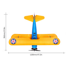 Hookll PT-17 Biplane 1200mm Wingspan EPO RC Airplane KIT/PNP Scaled Fixed-wing Zoomed Aircraft
