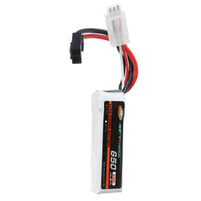 XF POWER 7.4V 650mAh 25C 2S Lipo Battery Small Tamiya Plug 