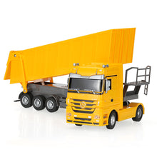 RUICHUANG QY1101C 1/32 2.4G 6CH Rc Car Dump Truck Electric Mercedes RTR Model