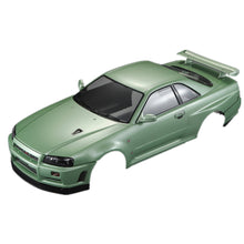 Killerbody 48645 NISSAN SKYLINE (R34) Finished Body Shell Champaign-gold for 1/10 Touring Car