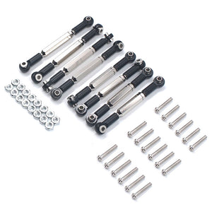 1 Set Upgraded Metal Linkage Rod for WPL JJRC Fayee B24 B36 C34 Q60 FY001 1/16 RC Car 