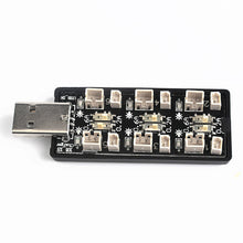 6CH USB To 3.7V 1S Lipo Battery Charging Adapter Board 