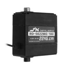 JX RD-5622MG-180 22KG Digital Metal Double Axis Steering Gear 180° Servo For RC Robot