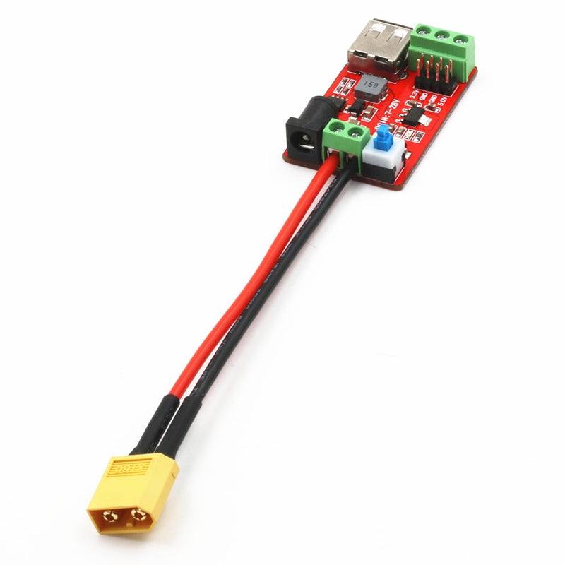 Multifunctional Power Supply Converter Board DC Power Module XT60 to USB Charging Module