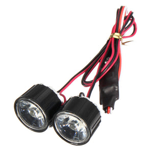 1 Pair LED Light Headlight Spotlight RC Car DIY for Traxxas Slash REVO E-REVO X-MAXX 