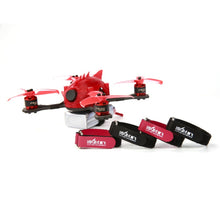 10Pcs iFlight 10X130mm Battery Strap Metal Buckle Patent leather Red for RC Lipo Battery 