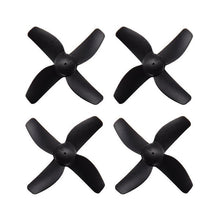 4 Pairs HB31 31mm 4-blade Propeller 1.0mm Mounting Hole for RC Drone 0603 Brushless Motor