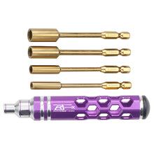 RJX RJX2884 4.0/ 5.5/ 7.0/ 8.0mm 4 In1 Screw Nut Driver Repairing Tool For RC Models