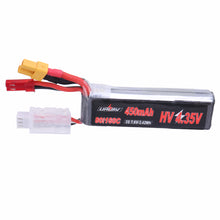 4Pcs URUAV 7.6V 450mAh 80C/160C 2S HV 4.35V Lipo Battery XT30 Plug for FPV Racing Drone