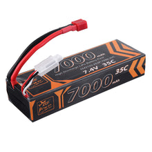ZOP Power 7.4V 7000mAh 35C 2S2P Lipo Battery T Plug for RC Car RC Airplane