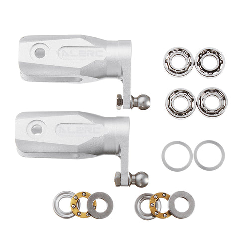 ALZRC Devil 505 FAST RC Helicopter Parts Metal Tail Rotor Holder Silver
