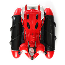 LX 1/14 9025 2.4G 4WD RC Car Amphibious StuntWith Light All-Terrain Off-Road Waterproof Truck Toys 