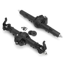Front +Rear Black Gear Box Set for 1/10 Axle HG P401/P402/P601 Crawler RC Car Truck Parts