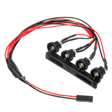 WPL C14 C24 1/16 2.4G Rc Car DIY Parts 4 White LED Light Headlight Set With Metal Lamp Cup
