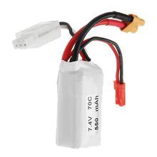 ZOP POWER 7.4V 550mAh 70C 2S Lipo Battery With JST/XT30 Plug For FPV Racing