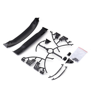 1PC Box Pack 020GR 190MM Painted PVC Body Shell +Rear Wing for 1/10 RC Drift Racing Car Model Parts