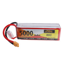 ZOP Power 14.8V 5000mAh 80C 4S Lipo Battery XT60 Plug for RC Drone