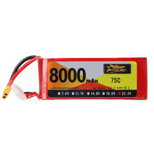 ZOP Power 22.2V 8000mAh 75C 6S Lipo Battery XT60 Plug for RC Drone 