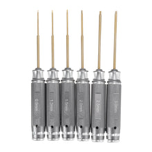 Yunzhong 0.9mm/1.3mm/1.5mm/2.0mm/2.5mm/3.0mm Hexagonal Screwdriver Tool Set for RC Model