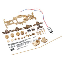 DasMikro Das87 DS87E06 4WD Unimog Truck Metal Chassis DIY Kit RC Car Parts 