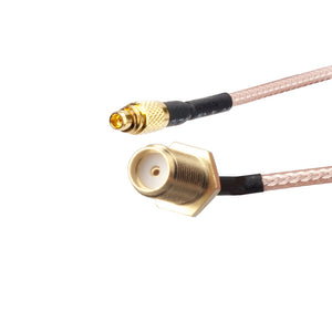 1PC RJXHOBBY MMCX to SMA Female 120mm Low Loss FPV Antenna Extension Cable Antenna Adapter