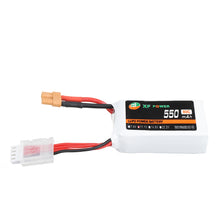 XF POWER 11.1V 550mAh 80C 3S Lipo Battery for Eachine Lizard95 FPV Racer