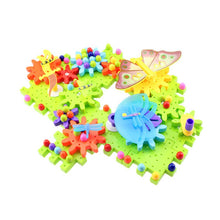 96pcs/Set Butterfly Assembling Model Building Kits Plastic Whirl Gear Chain Blocks Toys Gifts for Kids Children