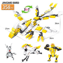 Animal transform Dragon Chinese zodiac signs assembled building block bricks Compatible Legoed kids kits toys Children gift