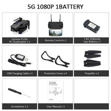 Eachine E520S GPS WIFI FPV With 4K/1080P HD Wide Angle Camera 16mins Flight Time Foldable RC Drone Quadcopter Kid Helicopters