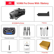 SG906 Pro GPS Drone with Wifi FPV 4K HD Camera Two-axis anti-shake Self-stabilizing Gimbal Brushless Quadcopter Vs Sjrc F11 Pro